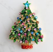 Brosche Christbaum ( Weihnachtsbaum)