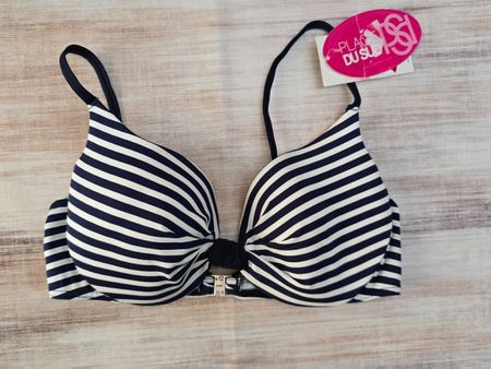 🆕️ PLAGE DU SUD Bikini-Top - L - Maritimer Chic 👙