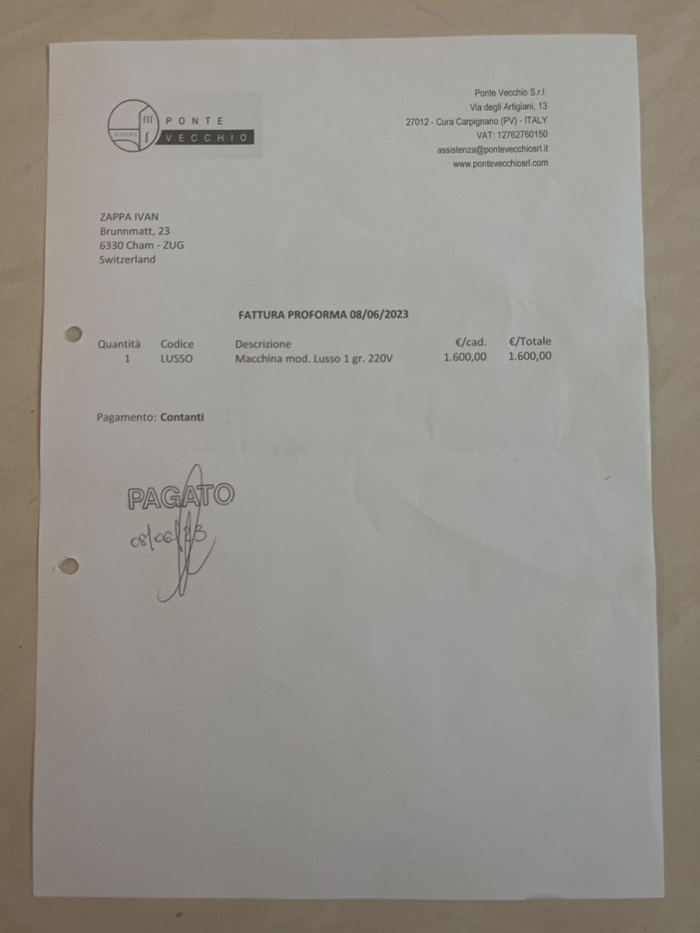 Macchine per caffè & Macchine per espresso: Hebel Kaffeemaschine Pontevecchio Lusso I – Usato da Neuheim venduto da Sandokan39 7