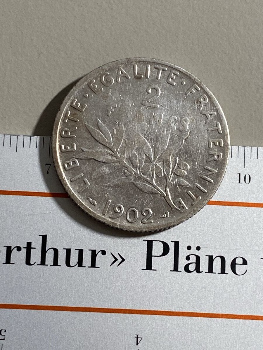 Toutes les monnaies: France - 2 francs - 1902 - AG – D'occasion à Payerne par Mike1682 3