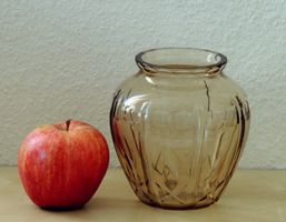 Vase vintage en cristal taillé, Val Saint Lambert, 1950-60s