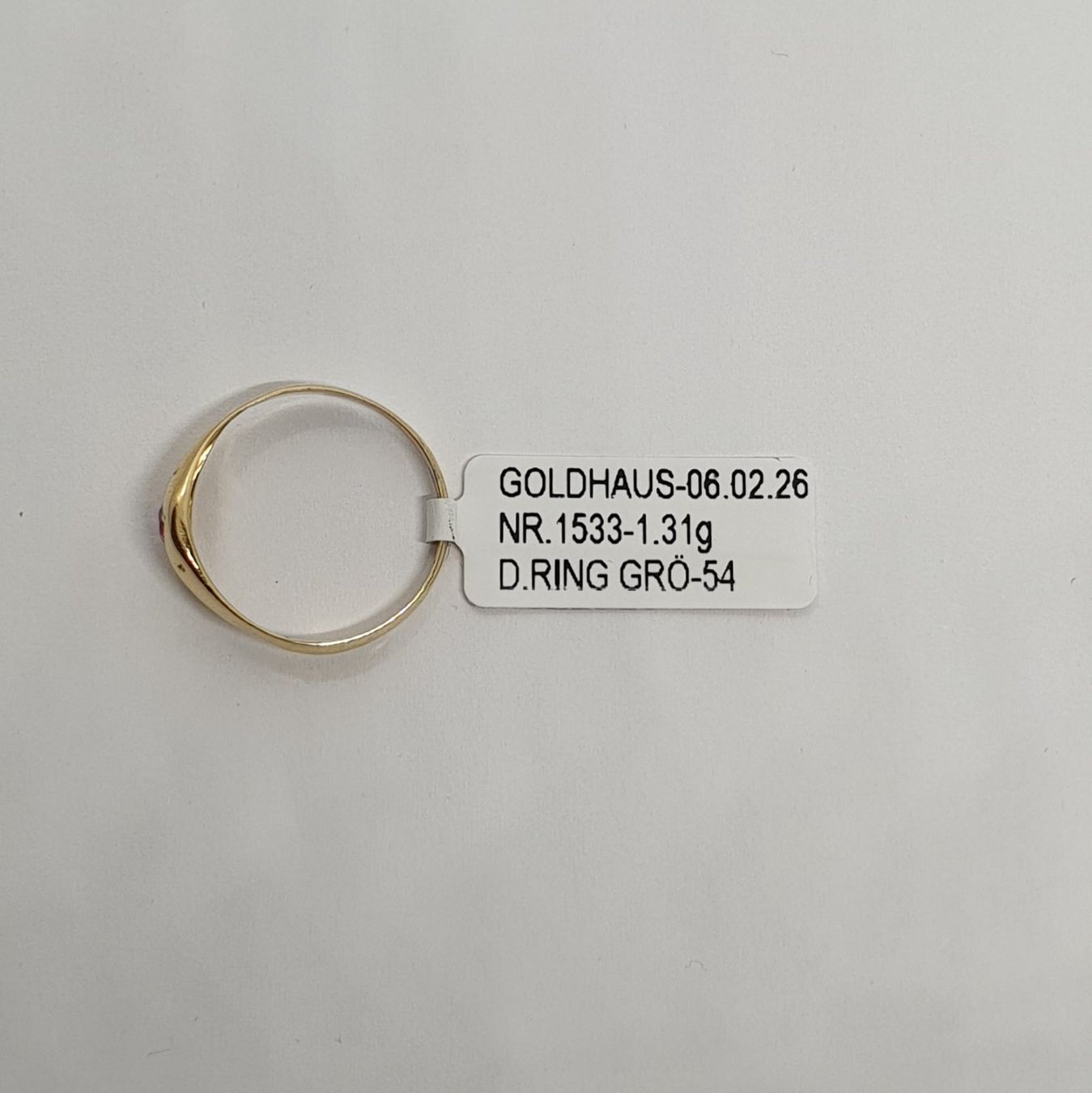 Anelli: Echt 14K Gold Ring – Usato da Luzern venduto da Goldhaus-Luzern 2