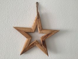Holzstern Weihnacht