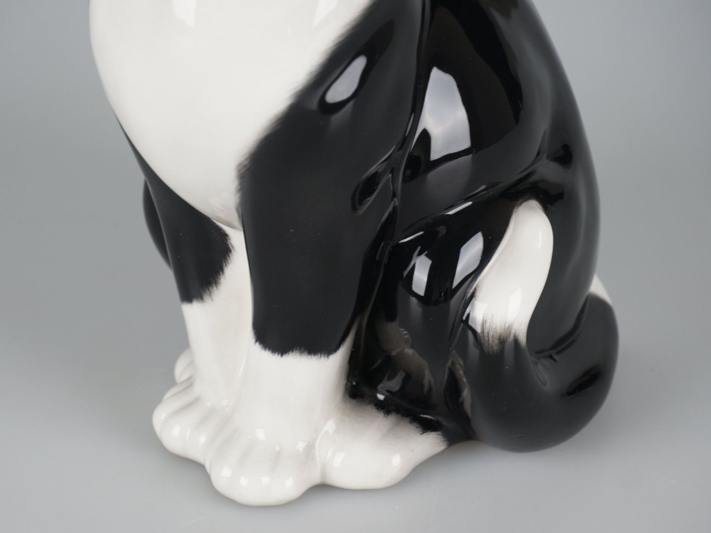 Statuette: Keramik Tuxedo-Katze 12" – Usato da Rüti ZH venduto da Restwert_Rueti_ZH 3