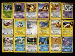 POKÉMON / 47x Vintage Karten Set 1999-2003 🇩🇪 / 1Fr.!