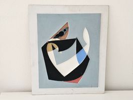 Original Konzeptkunst Holz Reliefbild, 6. Serie Nr. 6, 1983