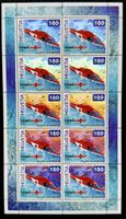 Frankatur CHF 100.- postfrische Markenbogen