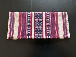 Vintage Servietten-Tasche mit Stickerei, Top Zustand!