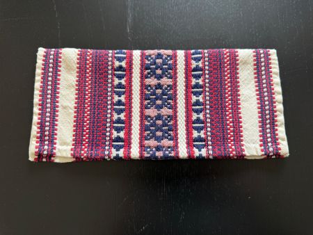 Vintage Servietten-Tasche mit Stickerei, Top Zustand!