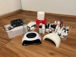 Komplettes Gel Nägel-Set (inkl. UV/LED Lampe, Fräser etc.)