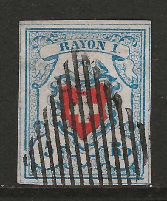 Tutti i francobolli: 1851 : Rayon Nr. 17II, vollrandig – Usato da Gümligen venduto da Geniusbuy