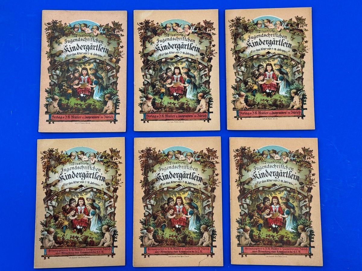 Bücher: Illustrierte Jugendschriftchen Kindergärtlein. 16 Nummern. – Gebraucht aus Adliswil von buch_und_kunst 1
