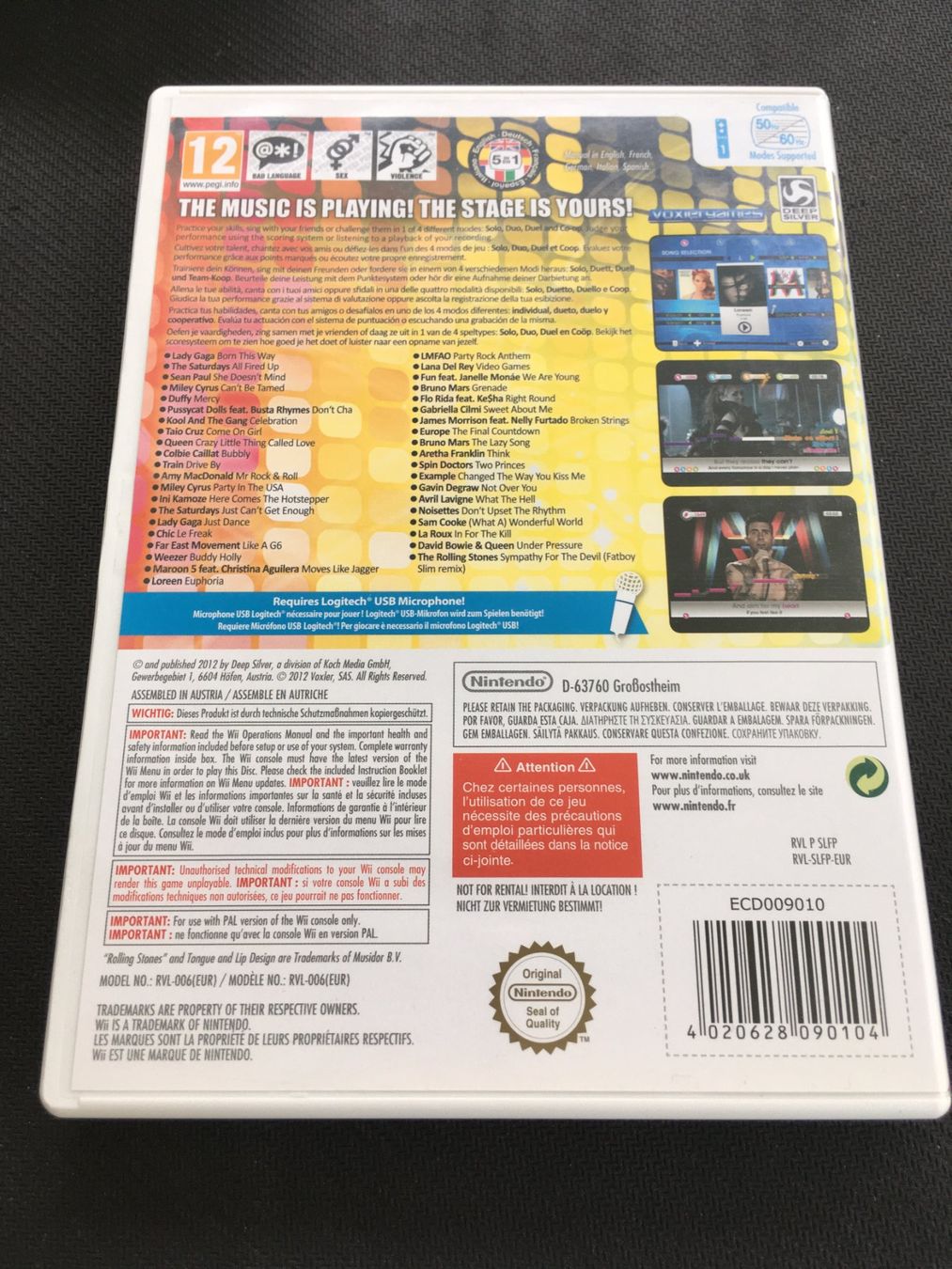 Nintendo Giochi: Let's Sing - Nintendo Wii – Usato da St.Gallen venduto da Punktchen01 1