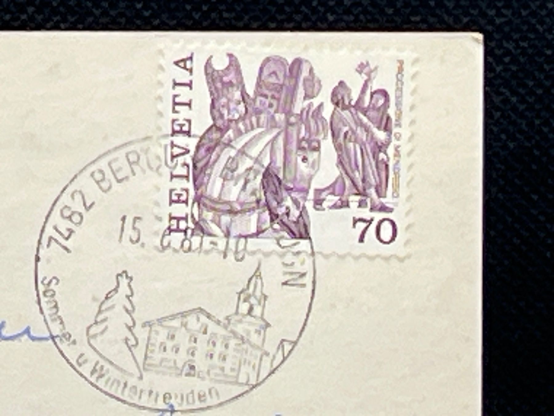 Cartoline postali: St. Moritz 1850 m ü.M. – Usato da Widnau venduto da Brusi9 1