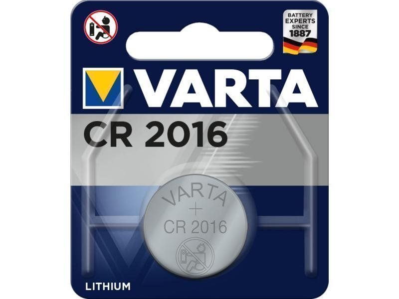 Varta Caricatori & Batterie: VARTA CR 2016 Knopfzelle – Nuovo e nell'imballaggio originale da Halden venduto da TopFoto