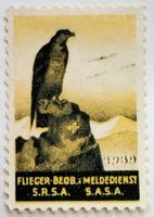 Soldatenmarke 2.WK, Flieger Beob D, schwgrü/or Wi FlBeob 3