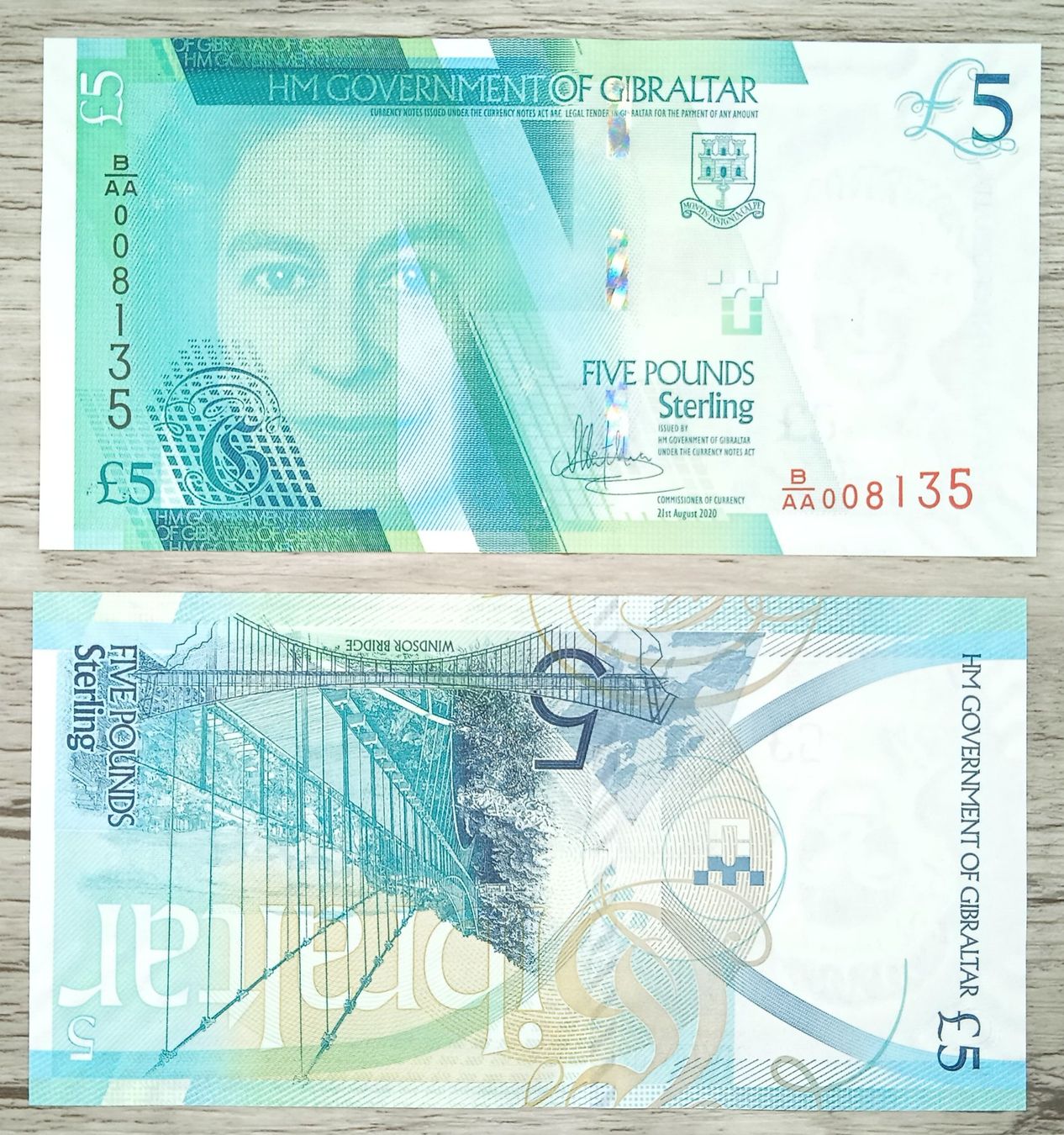 Banconote: Gibraltar 5 Pounds UNC _1 – Nuovo (secondo la descrizione) da Cousset venduto da Patricio77