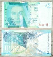 Gibraltar 5 Pounds UNC _1