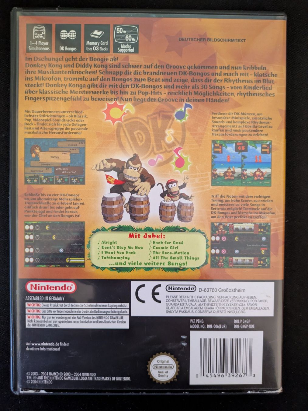 Nintendo Spiele: Donkey Konga GameCube Spiel + DK Bongos Controller CIB – Gebraucht aus Biel/Bienne von ale_bn6f 5
