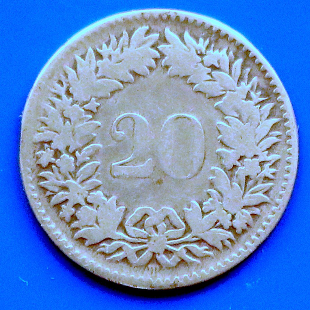 Toutes les monnaies: 20 Rp. 1850 – D'occasion à Bern par imp_kln9 1