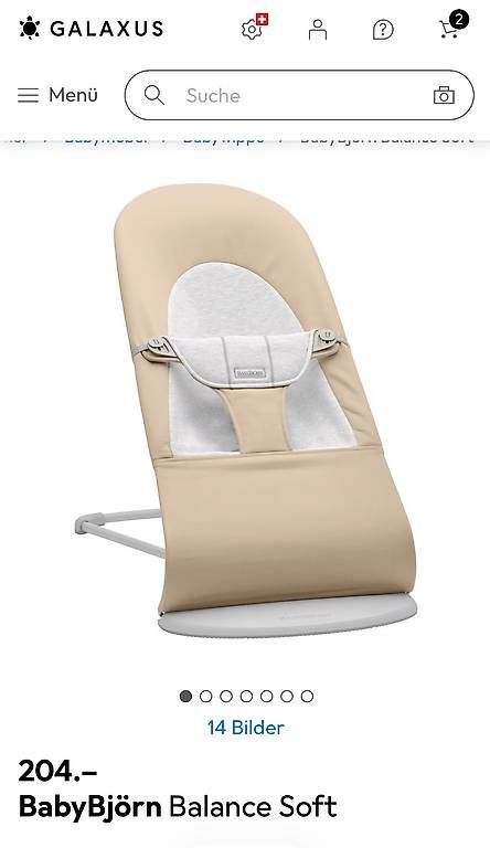 Bascules & balançoires: Babybjörn Wippe beige  – D'occasion à Luzern par len_s95k