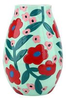Mintfarbene Blumenvase, Keramik, neu, Frühling!