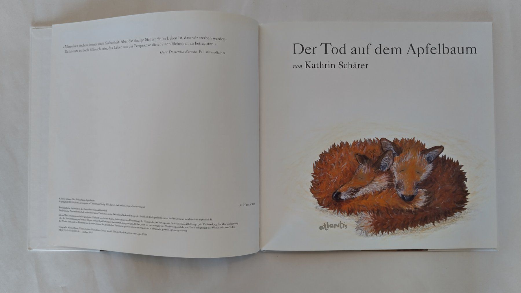 Libri: Kathrin Schärer - Der Tod auf dem Apfelbaum / Bilderbuch – Usato da Bellach venduto da JingleJerry 2