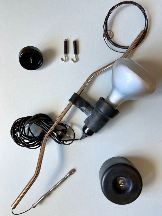 VINTAGE LAMPADA A Sospensione Flos Parentesi Rosso Design Achille Castiglioni EUR 230,00 - IT