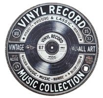 Vinyl record music collection - Blechschild  (neu/OVP)