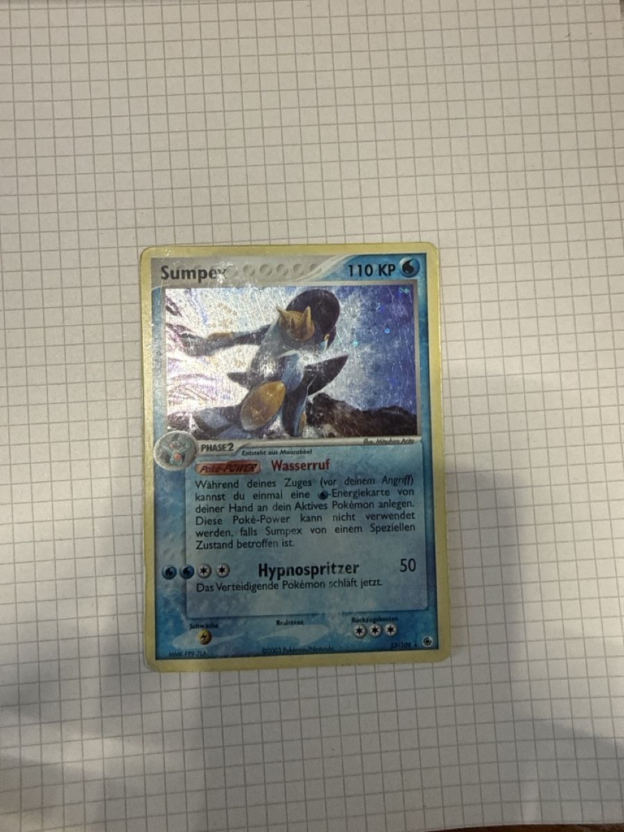 Pokémon Sammelbilder & Trading cards: Swamper / Sumpex 13/109 poor – Gebraucht aus Gudo von ken_dr92
