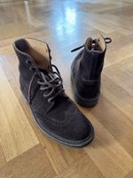 Church's dark brown suede leather boots - Size 44