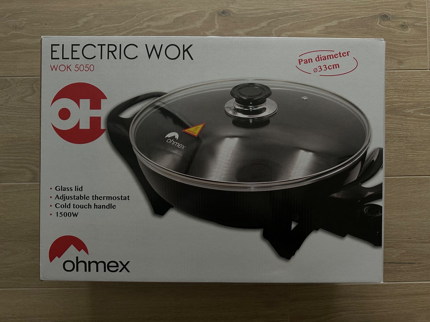 Ohmex Elettrodomestici da cucina: Ohmex - Elektrischer WOK 5050 - 33cm – Nuovo e nell'imballaggio originale da Tecknau venduto da wolfie77