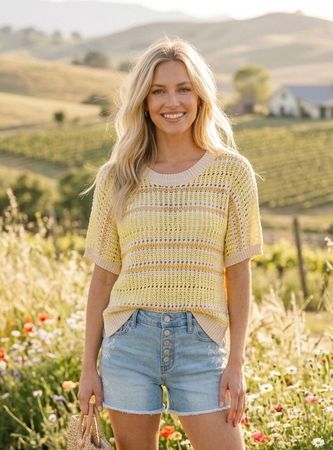 Lässiger Sommerpullover Gr.36-38  NEU