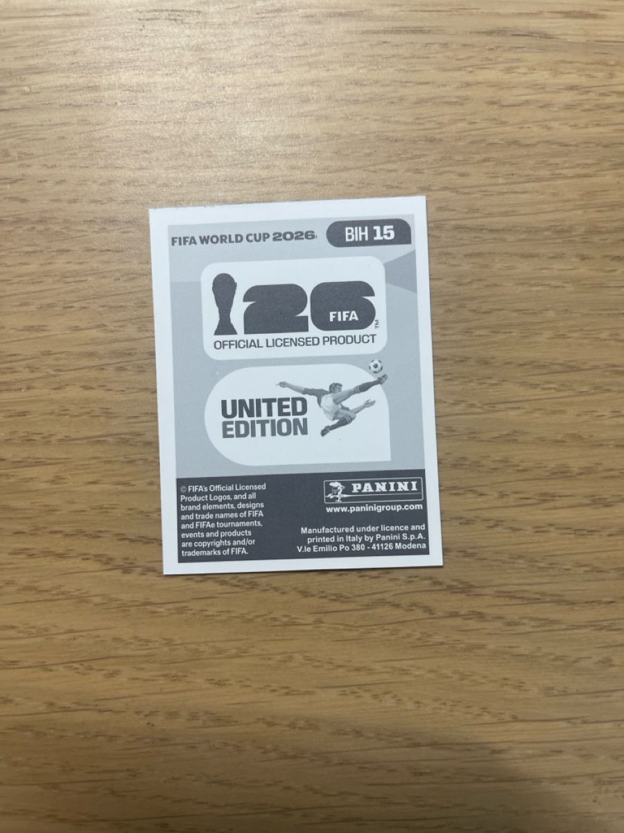 Sticker: Panini FIFA WC BIH 15 – Nuovo (secondo la descrizione) da Lausanne 26 venduto da mar_2ldv 1
