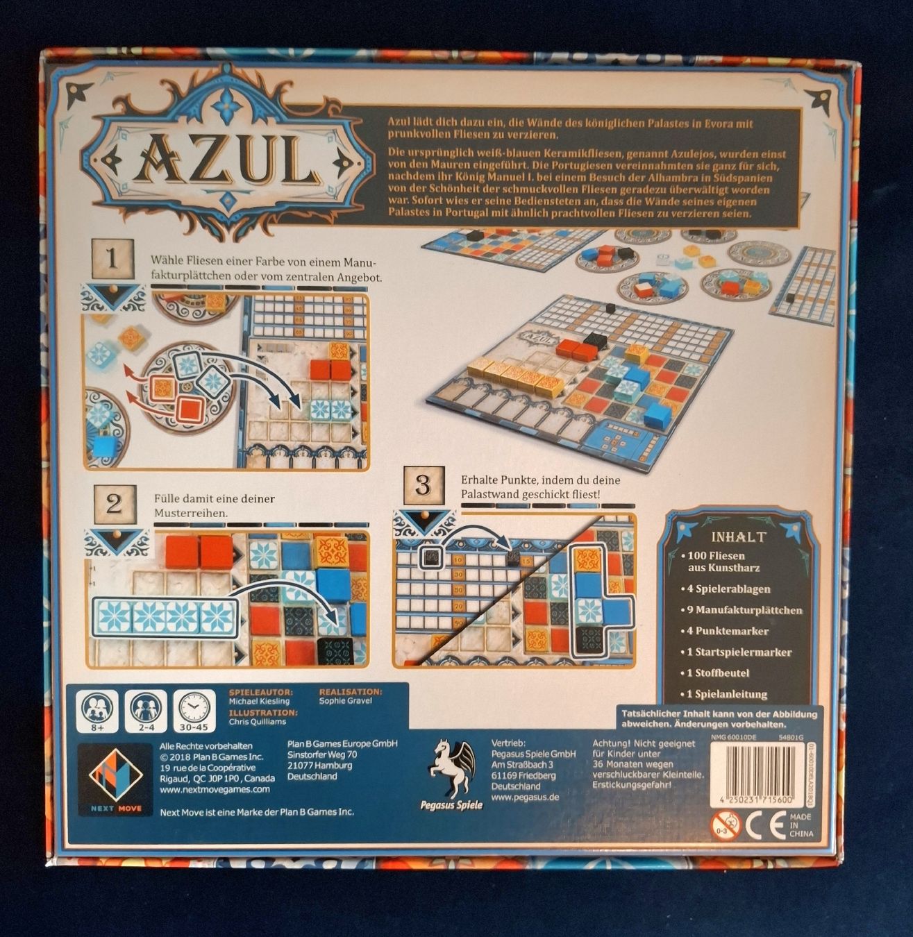 Spiele: Brettspiel: Azul – Gebraucht aus Solothurn von ferou 1