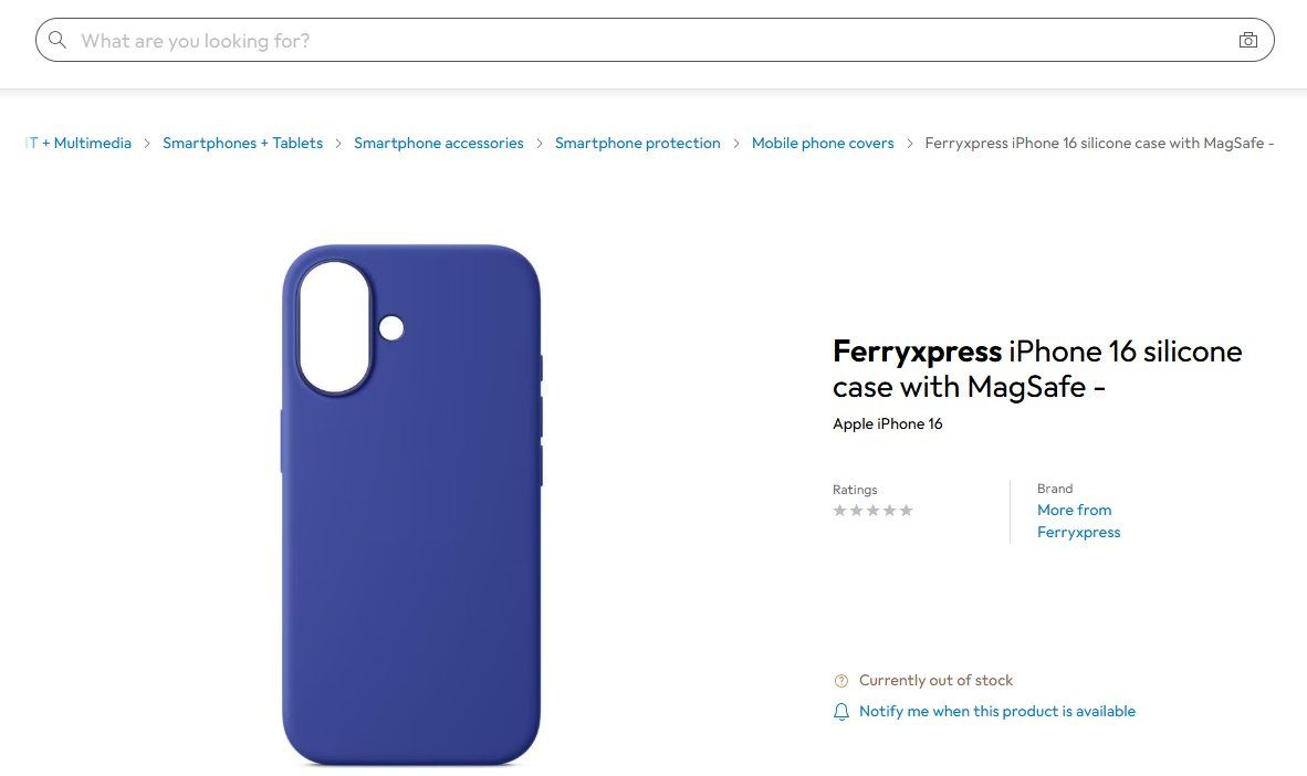 Apple Cover & Protezioni schermo: IPhone 16 Silicone Case with MagSafe - Blue – Usato da Adliswil venduto da fashionholic 5