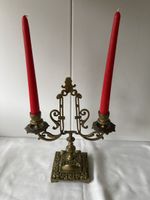 Antiker Kerzenständer, Kerzenhalter, Messing, Vintage