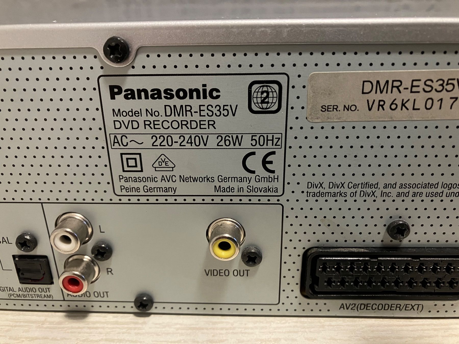 Panasonic Aufnahmegeräte: Panasonic dmr-es35v vhs dvd recorder – Gebraucht aus Zunzgen von milesdavis76 5
