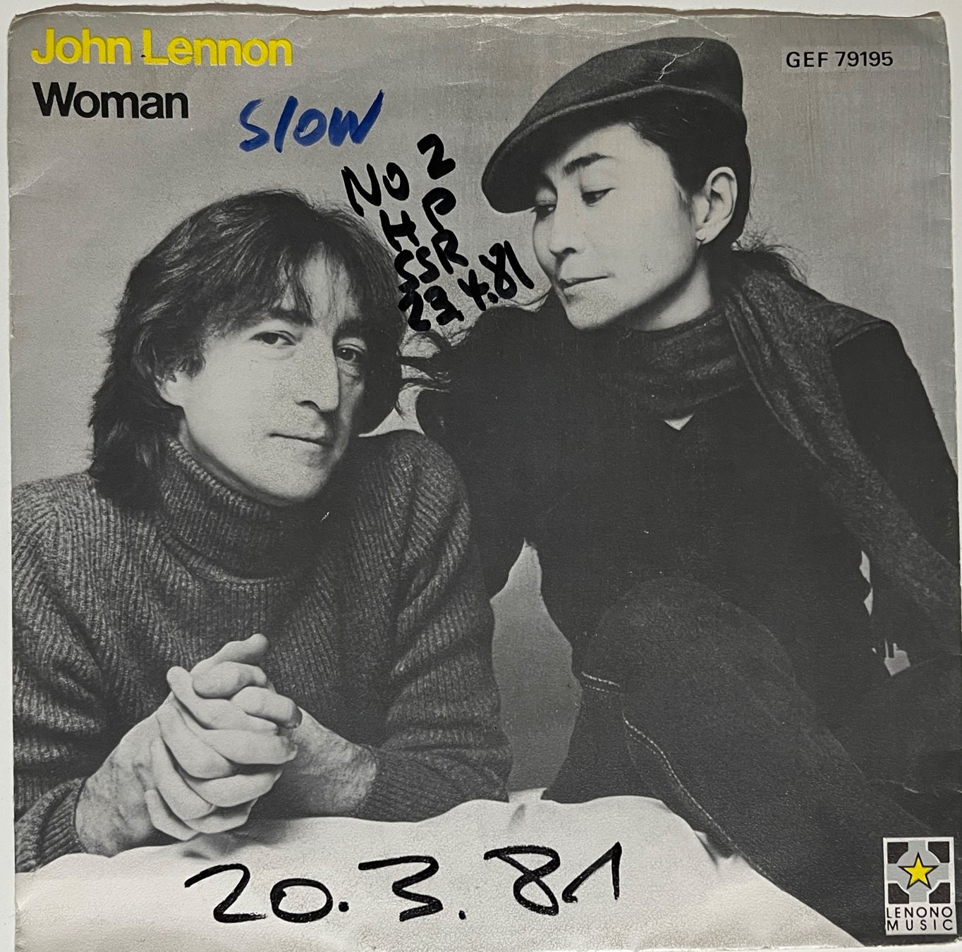 Dischi in vinile: EP John Lennon-Woman/Beatiful boys – Usato da Renan BE venduto da johncactus