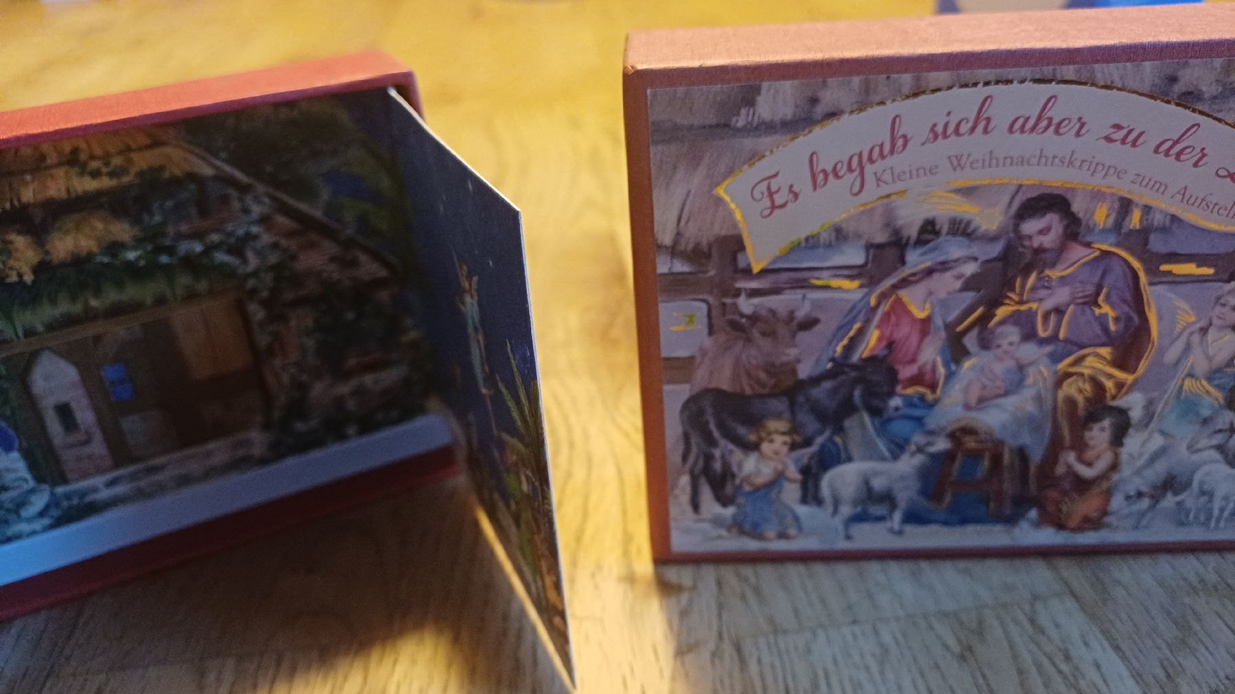 Figuren: Miniatur Krippe mit Schachtel  – Gebraucht aus Flawil von Pinkmalibu 5