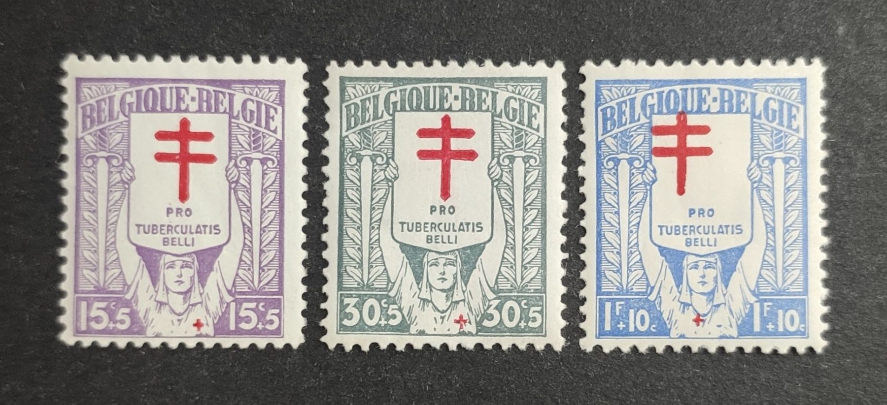 Tutti i francobolli: Belgien 1925, Satz ungestempelt – Usato da Wil SG venduto da Zazal