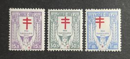 Belgien 1925, Satz ungestempelt