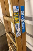 Zarges Leiter Z 600 Holz gebraucht mit Ketten