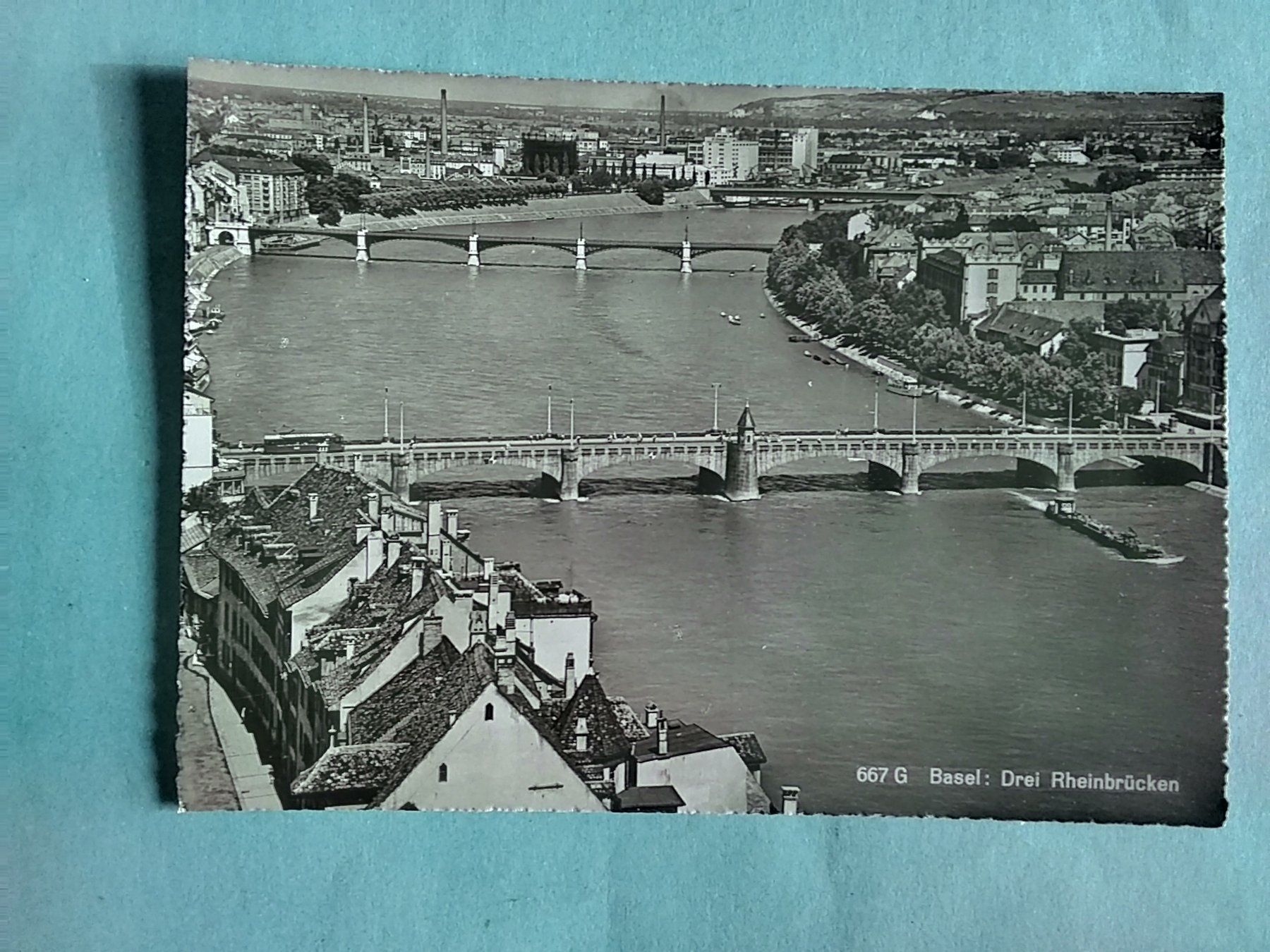 Cartes postales: Basel Rheinbrücken – D'occasion à Appenzell par lama19