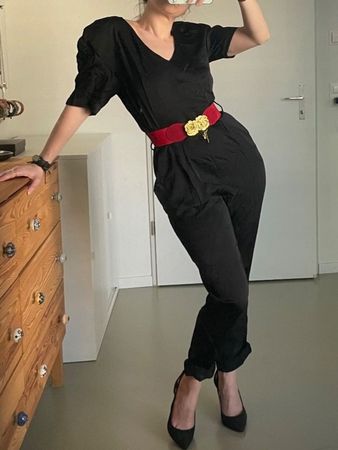 NEU! AXARA Jumpsuit Gr. 38/40 / Combinaison noire