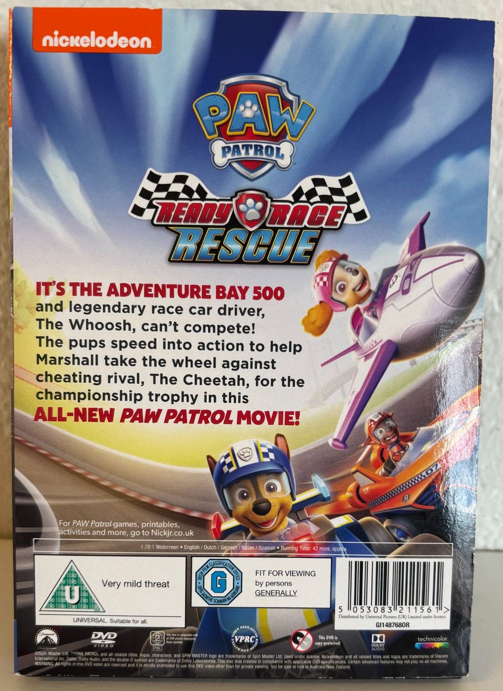 Tutti i DVDs: Paw Patrol DVD Ready Race Rescue – Usato da Zürich venduto da IlkaK 1