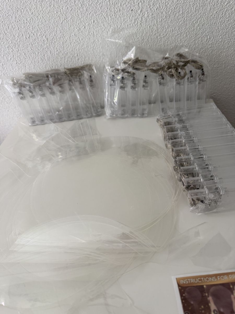 Alle Dekorationen: Transparente Ballons mit LED-Lichterkette, Set – Neu (gemäss Beschreibung) aus Weesen von Sandr0fficial 3