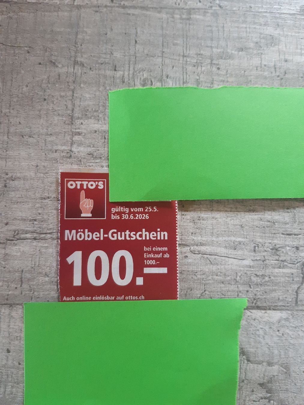 Buoni: ottos möbelgutschein 100.- – Nuovo (secondo la descrizione) da Toffen venduto da Gwunderegge77