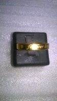 RING EDELSTHAL,,,VERGOLDET,,,GLANZIG