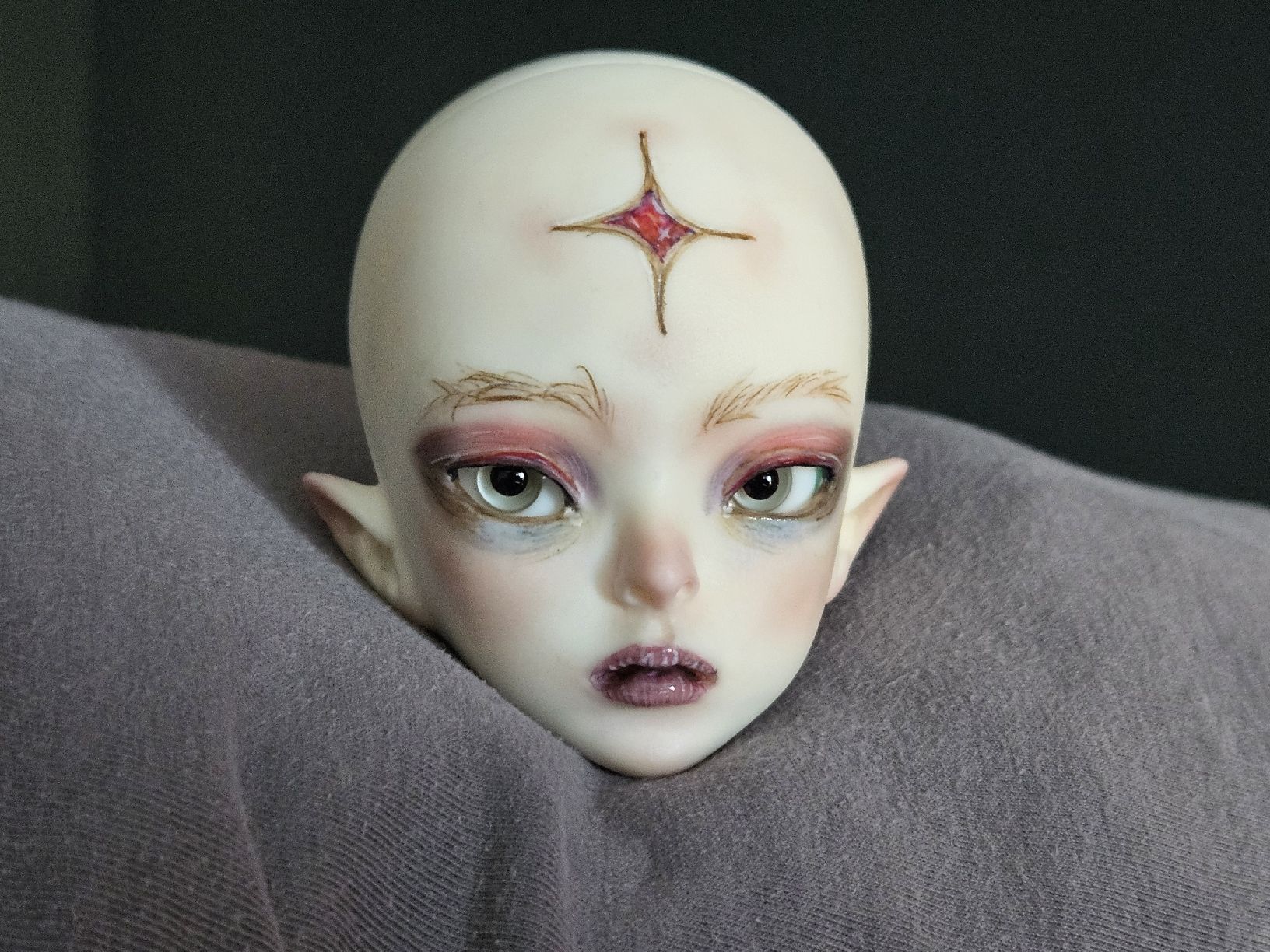 Bambole: Doll Leaves Ida BJD (nur Kopf!) – Usato da Stäfa venduto da Afi7ya
